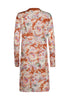 Rückansicht (Freisteller) von HU rust floral aquarelle modal/viskose/tencel Nachthemd langarm