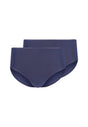 Vorderansicht (Freisteller) von HU almost blue baumwolle Maxi Slip Doppelpack