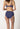 Rückansicht von einem Damen-Model, das HU almost blue baumwolle Maxi Slip Doppelpack trägt