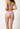 Rückansicht von einem Damen-Model, das HU almost pink mikrofaser String Doppelpack trägt