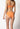 Rückansicht von einem Damen-Model, das HU prisma apricot mikrofaser Rio Slip trägt