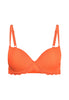 Vorderansicht (Freisteller) von HU almost orange mikrofaser Push-up BH