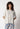 Vorderansicht von einem Damen-Model, das HU whisper white modal/viskose/tencel Shirt kurzarm trägt