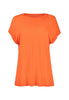 Vorderansicht (Freisteller) von HU almost orange modal/viskose/tencel Shirt kurzarm