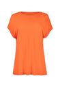 Vorderansicht (Freisteller) von HU almost orange modal/viskose/tencel Shirt kurzarm