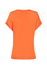 Rückansicht (Freisteller) von HU almost orange modal/viskose/tencel Shirt kurzarm