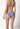 Rückansicht von einem Damen-Model, das HU prisma violet mikrofaser Rio Slip trägt