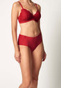 Vorderansicht von einem Damen-Model, das HU countryfied wildrose modal/viskose/tencel Panty trägt