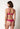 Rückansicht von einem Damen-Model, das HU alp pink mikrofaser Bügel BH trägt