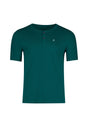 Vorderansicht (Freisteller) von HU deep teal baumwolle Shirt kurzarm