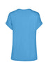 Rückansicht (Freisteller) von HU azure blue modal/viskose/tencel Shirt kurzarm