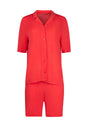 Vorderansicht (Freisteller) von HU bittersweet baumwolle Pyjama mittellang