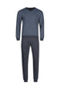 Vorderansicht (Freisteller) von HU graphic minimal baumwolle Pyjama lang