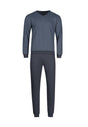 Vorderansicht (Freisteller) von HU graphic minimal baumwolle Pyjama lang