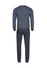 Rückansicht (Freisteller) von HU graphic minimal baumwolle Pyjama lang