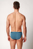 Ansicht von einem Herren-Model, das HU oceanview stripes selection baumwolle Slip Doppelpack trägt