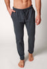 Vorderansicht von einem Herren-Model, das HU odyssey gray check baumwolle Hose lang trägt