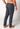 Rückansicht von einem Herren-Model, das HU odyssey gray check baumwolle Hose lang trägt