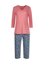 Vorderansicht (Freisteller) von HU brandied apricot baumwolle Pyjama 3/4