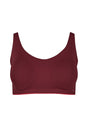 Vorderansicht (Freisteller) von HU maroon banner mikrofaser Soft BH herausn. Pads