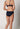 Rückansicht von einem Damen-Model, das HU baritone blue mikrofaser Rio Slip trägt