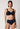 Vorderansicht von einem Damen-Model, das HU baritone blue mikrofaser Minimizer BH trägt