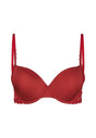 Vorderansicht (Freisteller) von HU red dahlia mikrofaser Push-up BH