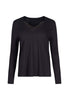 Vorderansicht (Freisteller) von HU anthracite modal/viskose/tencel Shirt langarm