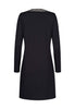 Rückansicht (Freisteller) von HU anthracite modal/viskose/tencel Nachthemd langarm