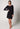 Vorderansicht von einem Damen-Model, das HU anthracite modal/viskose/tencel Nachthemd langarm trägt