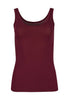 Vorderansicht (Freisteller) von HU maroon banner modal/viskose/tencel Tanktop