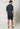 Rückansicht von einem Herren-Model, das HU outer space minimal baumwolle Pyjama kurz trägt