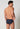 Rückansicht von einem Herren-Model, das HU outer space selection baumwolle Slip Doppelpack trägt