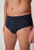 Nahaufnahme von einem Herren-Model, das HU outer space minimal baumwolle Slip mit Eingriff trägt
