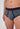 Nahaufnahme von einem Herren-Model, das HU turbulence circle baumwolle Slip mit Eingriff trägt