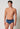 Vorderansicht von einem Herren-Model, das HU ensign blue signs baumwolle Slip mit Eingriff trägt