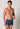 Vorderansicht von einem Herren-Model, das HU ensign blue minimal modal/viskose/tencel Pants trägt