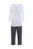 Rückansicht (Freisteller) von HU crazy dots baumwolle Pyjama 3/4