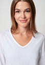 Ansicht von einem Damen-Model, das HU crazy dots baumwolle Pyjama 3/4 trägt