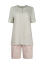 Vorderansicht (Freisteller) von HU flower garden baumwolle Pyjama kurz