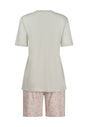 Rückansicht (Freisteller) von HU flower garden baumwolle Pyjama kurz