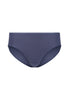 Ansicht von einem Damen-Model, das HU blue indigo baumwolle Midi Slip Doppelpack trägt