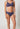 Vorderansicht von einem Damen-Model, das HU blue indigo baumwolle Midi Slip Doppelpack trägt