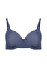 Vorderansicht (Freisteller) von HU blue indigo mikrofaser Spacer BH