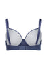 Rückansicht (Freisteller) von HU blue indigo mikrofaser Spacer BH