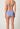 Rückansicht von einem Damen-Model, das HU lavender lustre mikrofaser Rio Slip trägt