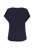 Rückansicht (Freisteller) von HU baritone blue modal/viskose/tencel Shirt kurzarm