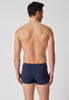 Rückansicht von einem Herren-Model, das HU china blue selection baumwolle Pants Doppelpack trägt