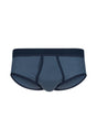 Vorderansicht (Freisteller) von HU dark denim rhombus baumwolle Slip mit Eingriff