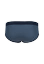Rückansicht (Freisteller) von HU dark denim rhombus baumwolle Slip mit Eingriff